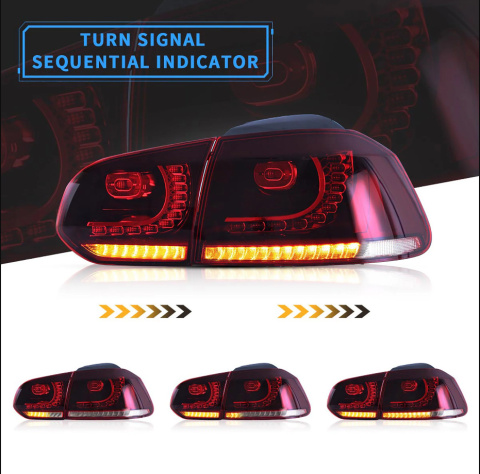 Golf 6 lampy tylne LED