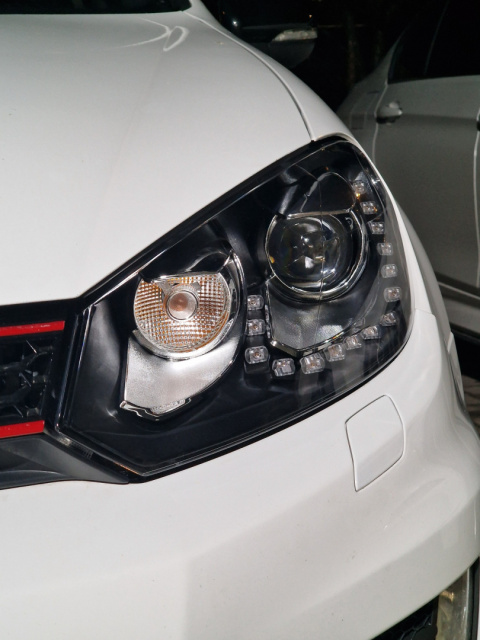 Reflektory Golf 6 w stylu OEM xenon