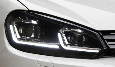 Reflektory Golf 6 w stylu golfa 7.5