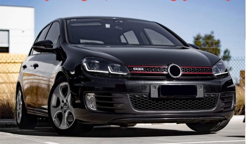 Reflektory Golf 6 w stylu golfa 7.5