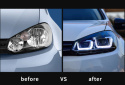 Reflektory Golf 6 w stylu golfa 7