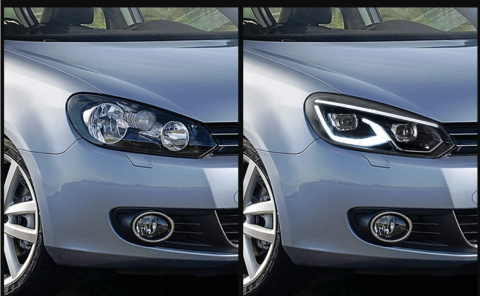 Reflektory Golf 6 w stylu golfa 8